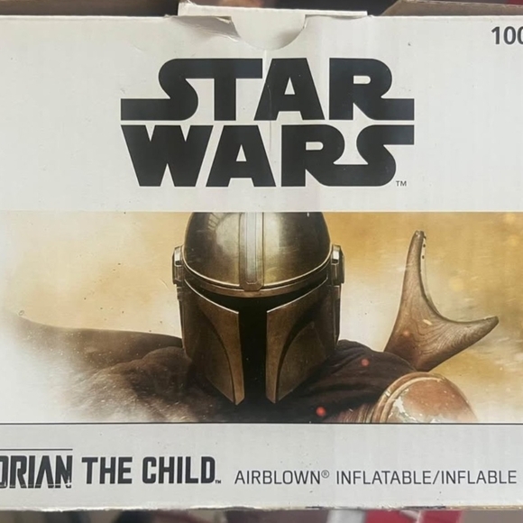 Star Wars Baby Yoda With Candy Cane Led Inflatable - Picture 2 of 4